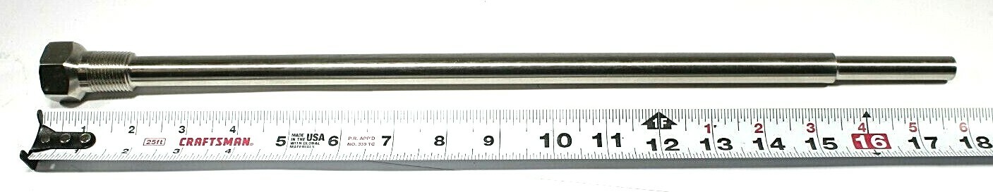 Omega 1/2-260S-U161/2-304SS Thermowell - Standard Thread Well for 1/4"
