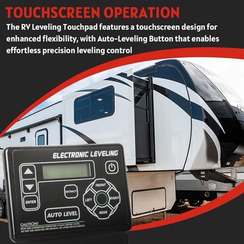 Upgrade 421484 Touchscreen RV Leveling System Touchpad with Auto Touch Panel
