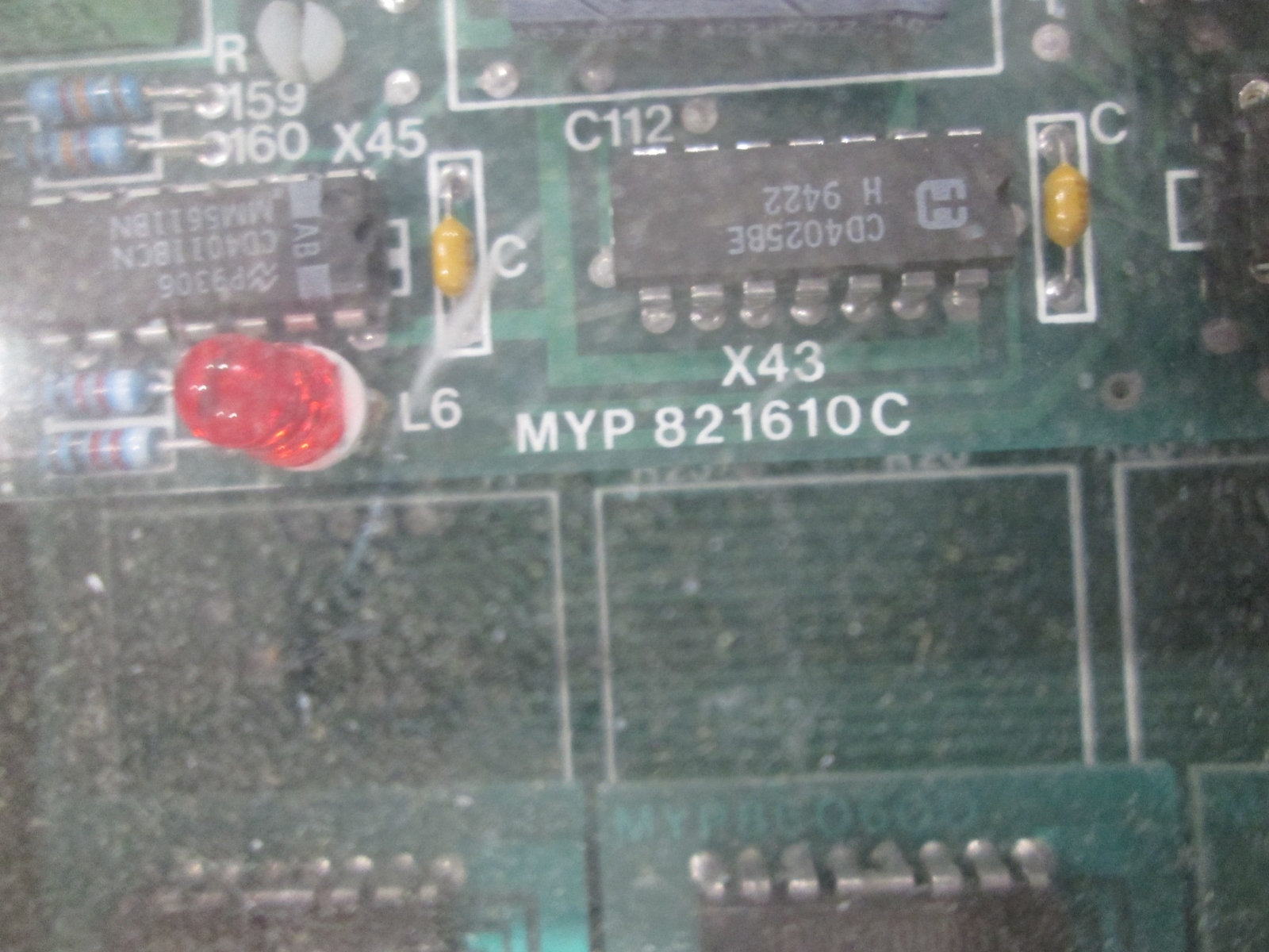 Semy Engineering Gas Interface PCB, MYP830400B with Case and Process Box, Used