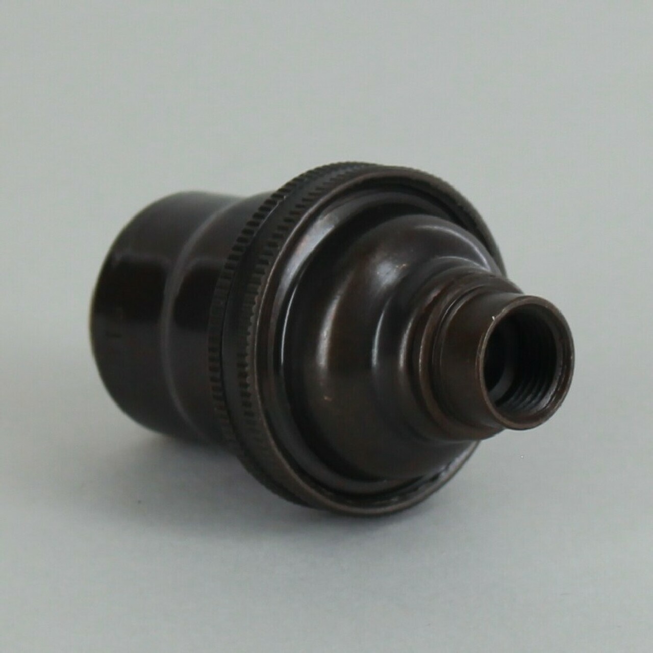 NEW: Bronze Finish Brass E-12 Candelabra Socket with Porcelain Interior