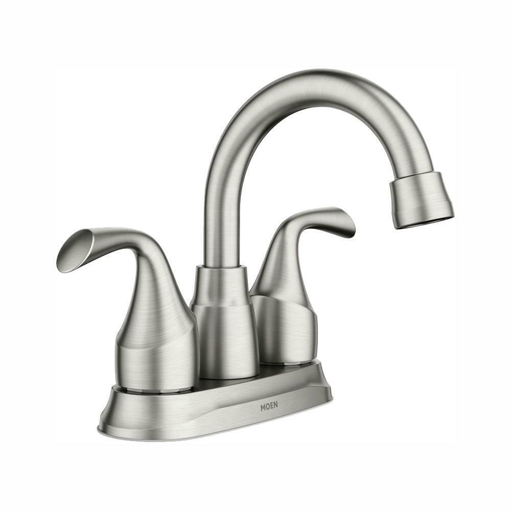 MOEN 84115SRN Idora 2-Handle Bathroom Faucet Brushed Nickel Finish