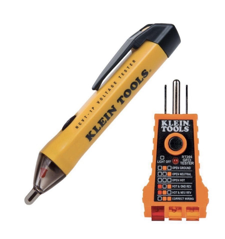 Klein Tools NCVT1XTKIT Non-Contact Voltage and GFCI Receptacle Premium Test Kit