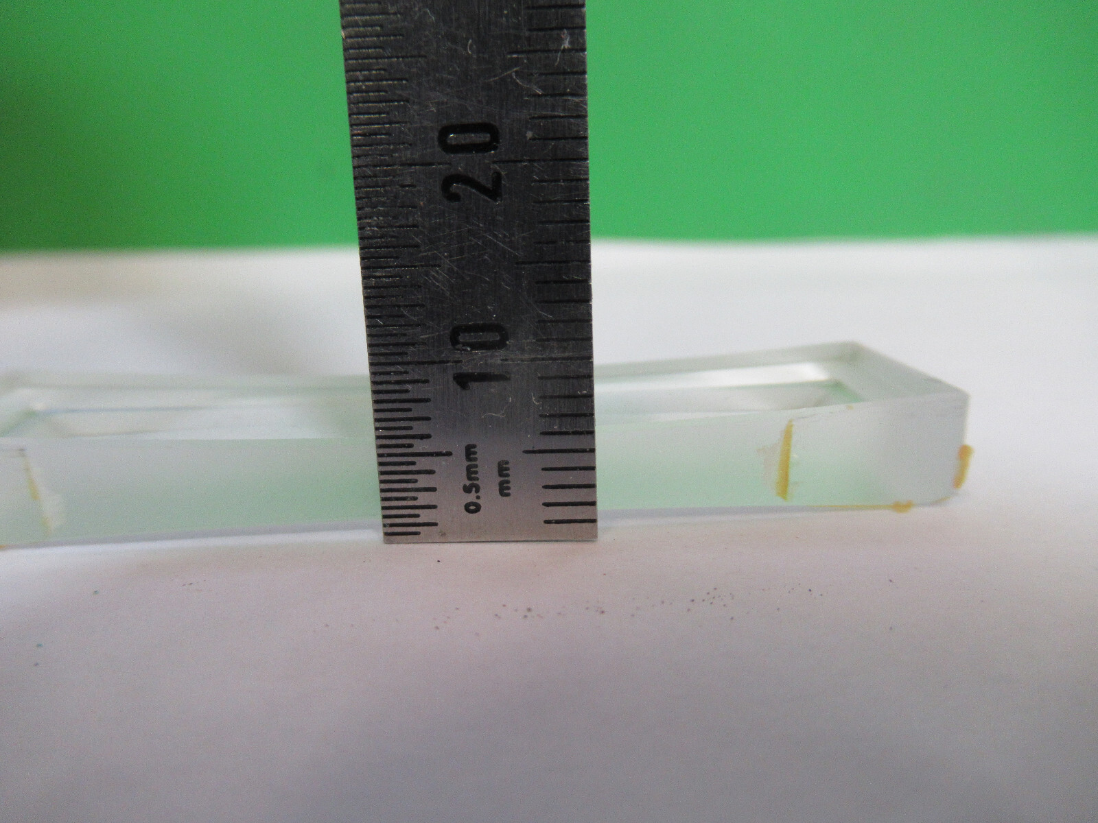 OPTICAL RECTANGULAR LENS BI CONCAVE Bi CC LASER OPTICS AS PICTURED &Z5-C-05