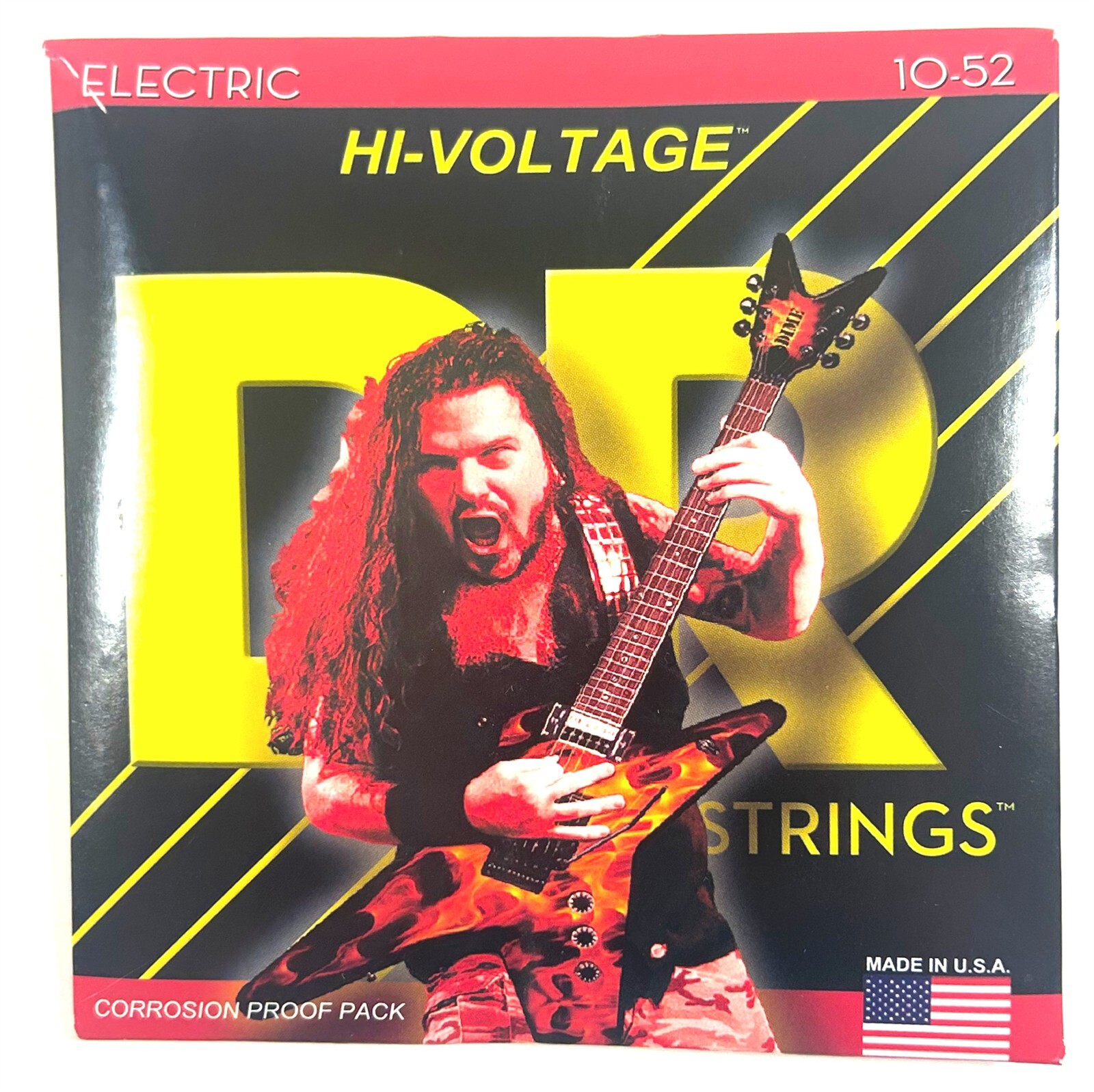 DR Guitar Strings Electric Dimebags Hi-Voltage 10-52