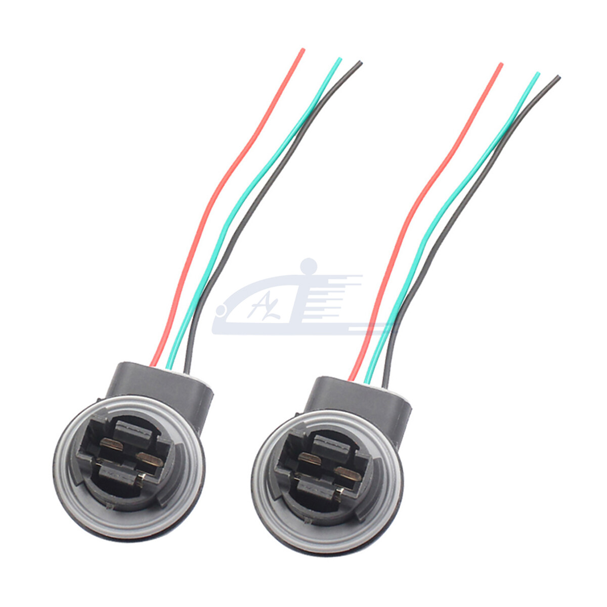 2x 3157 3357 4157 3057 3457 LED Bulb Brake Turn Signal Light Socket Harness Wire