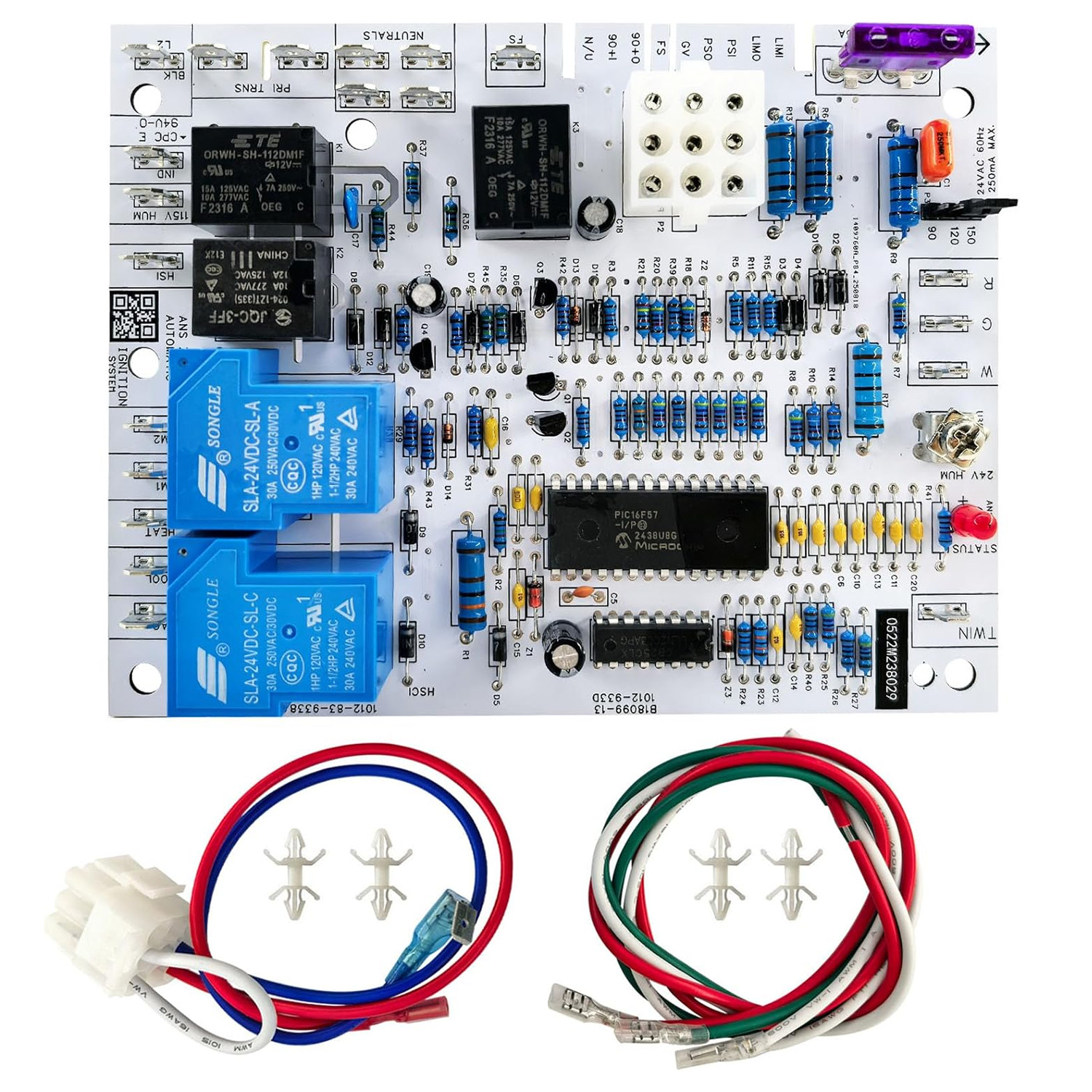 B18099-13 Furnace Control Circuit Board for B18099-13S, 1012-933D, 1012-83-9335B