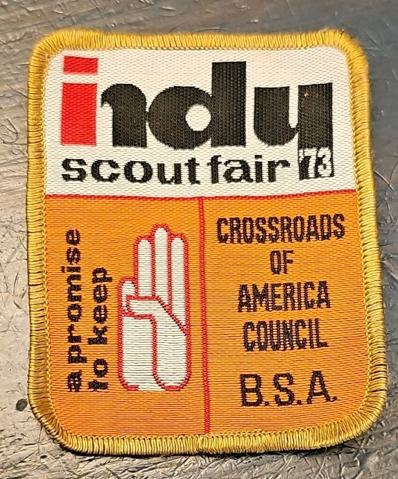 Uniform Patch Boy Scout Bsa Scoutfair 1973 Crossroads Of America
