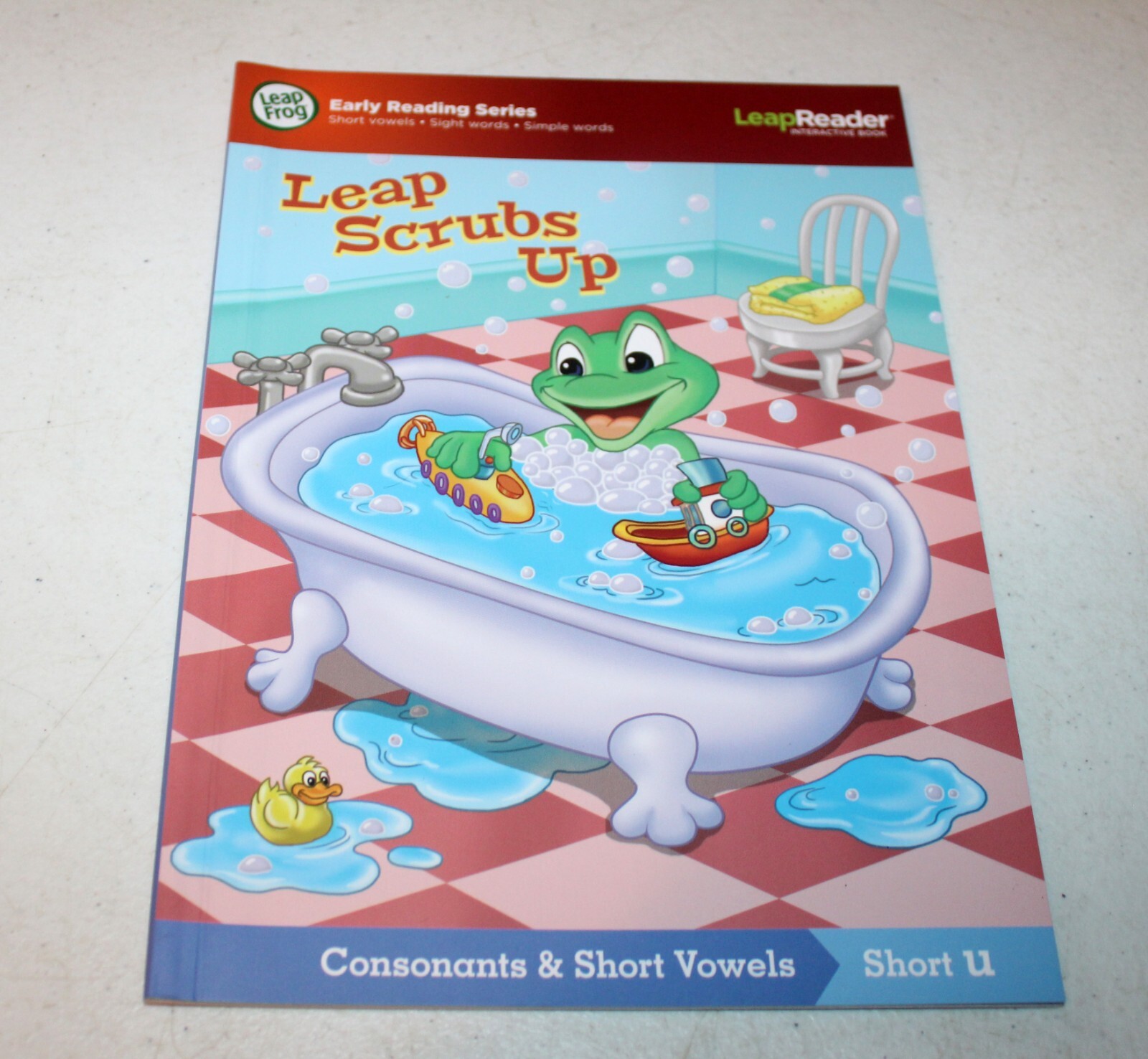 Leap Frog Leap Reader - Leap Scrubs Up - Conconants & Short Vowels Short u