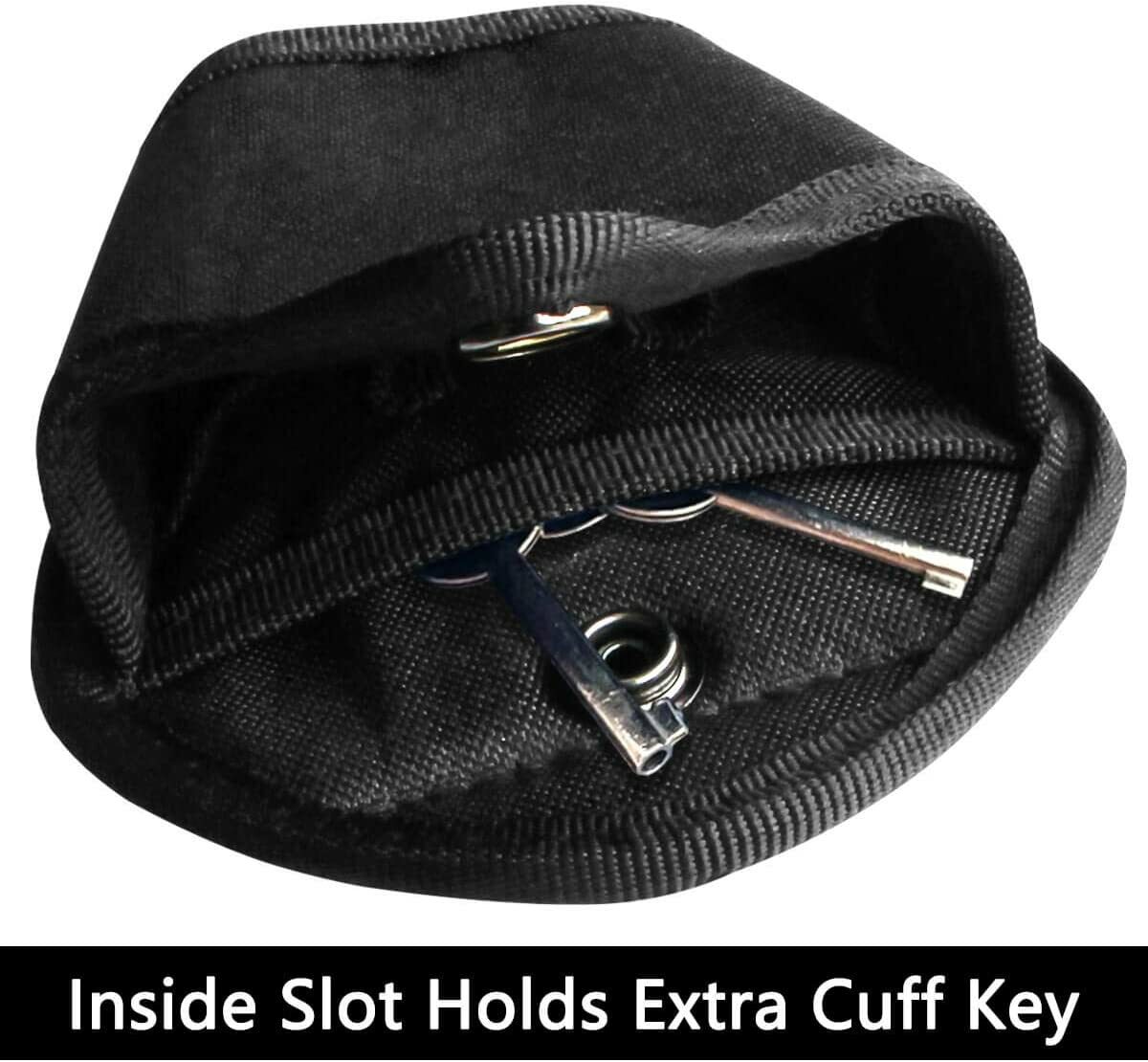 2Pack Tactical Open Top Handcuff Case - Quick Release Duty Belt Handcuff Holder