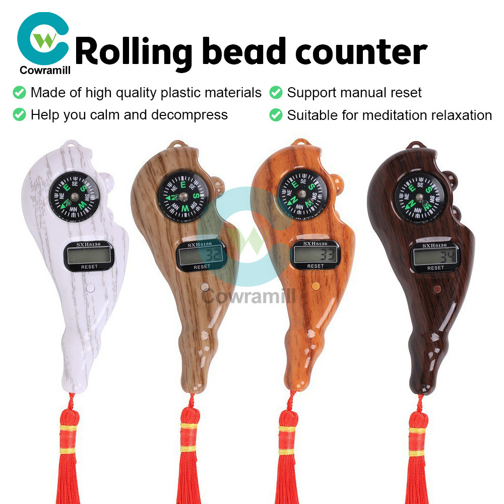 Electronic Digital Bead Finger Tally Tasbeh Misbaha Prayer Golf Counter -