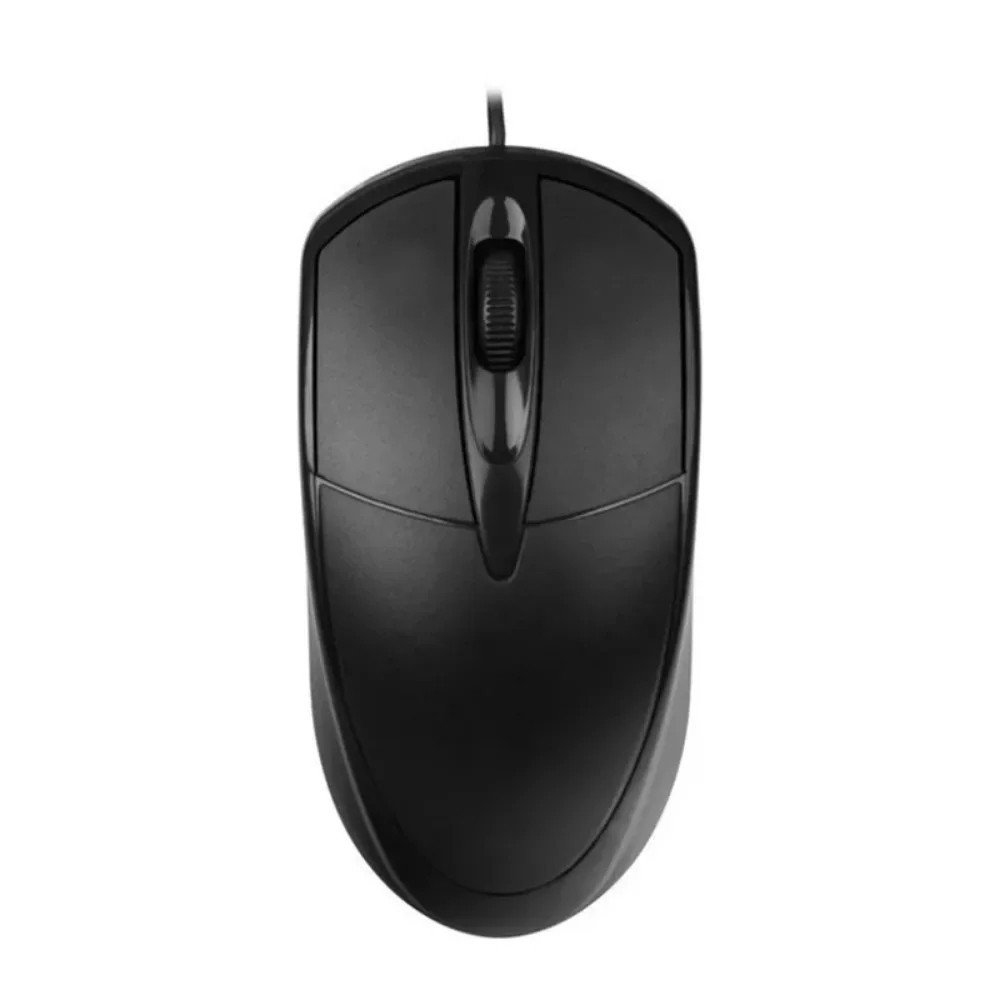 Wired USB Optical Mouse For Pc Acer Laptop Computer Scroll Wheel Black Mice UK .