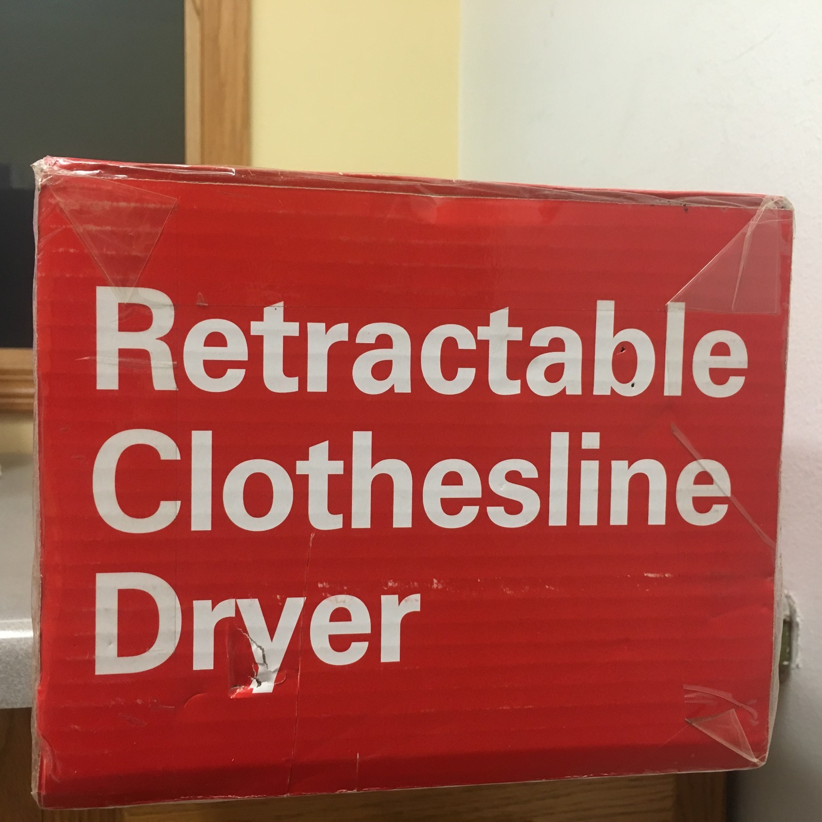 Household Essentials 15-7 37 in. Polyester Retractable Clothesline w/Hardware