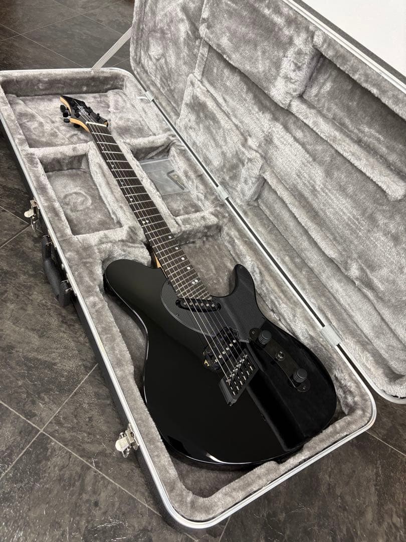 Ormsby Tx Gtr Black Multiscale 6 String Guitar