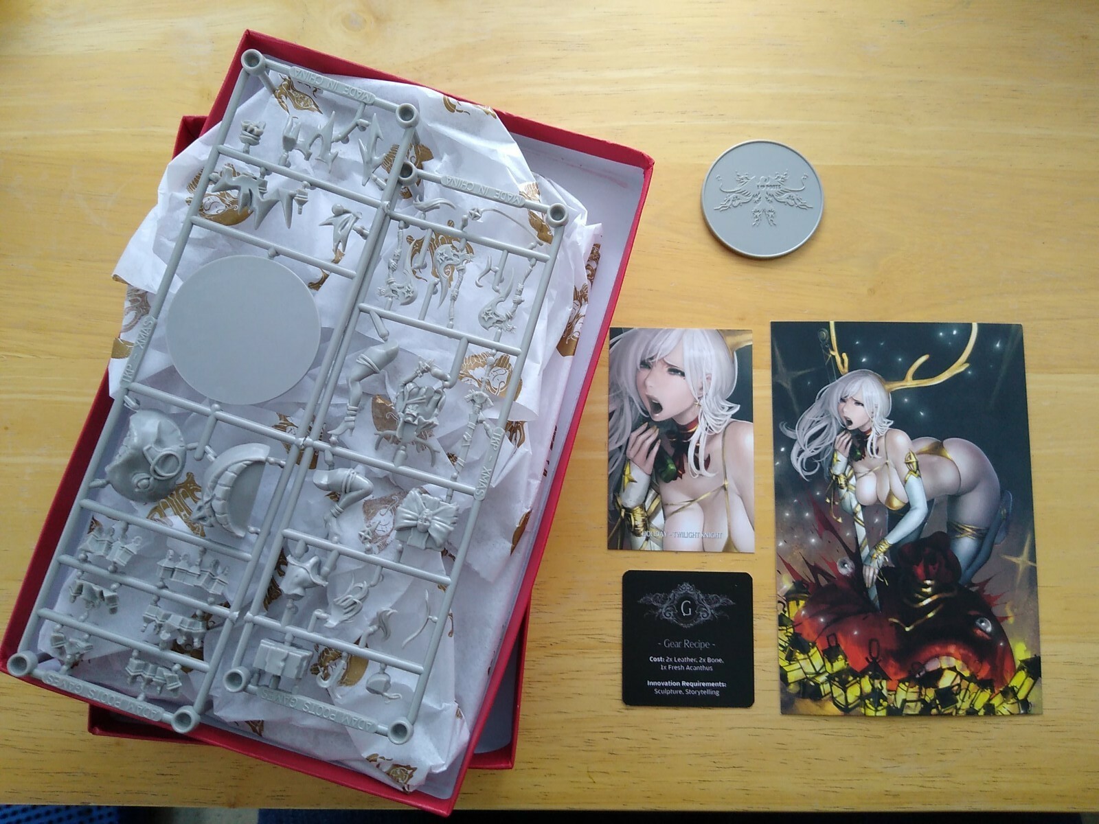 Kingdom Death Monster Christmas Pinup Twilight Knight NIB Official Xmas Promo