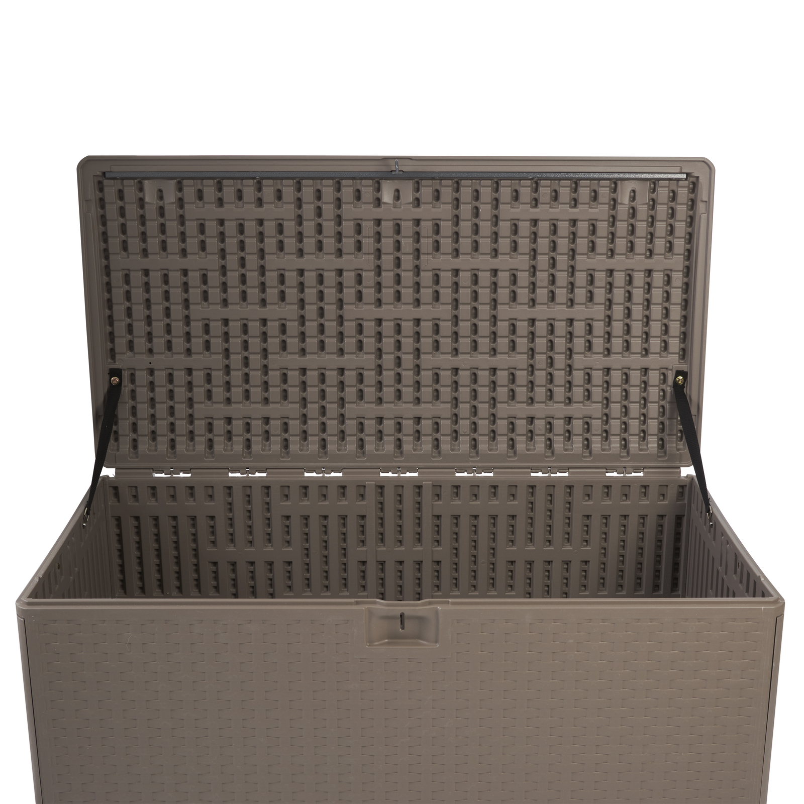 Plastic Development Group HDEDB99G 99-Gallon Resin Storage Deck Box, Driftwood