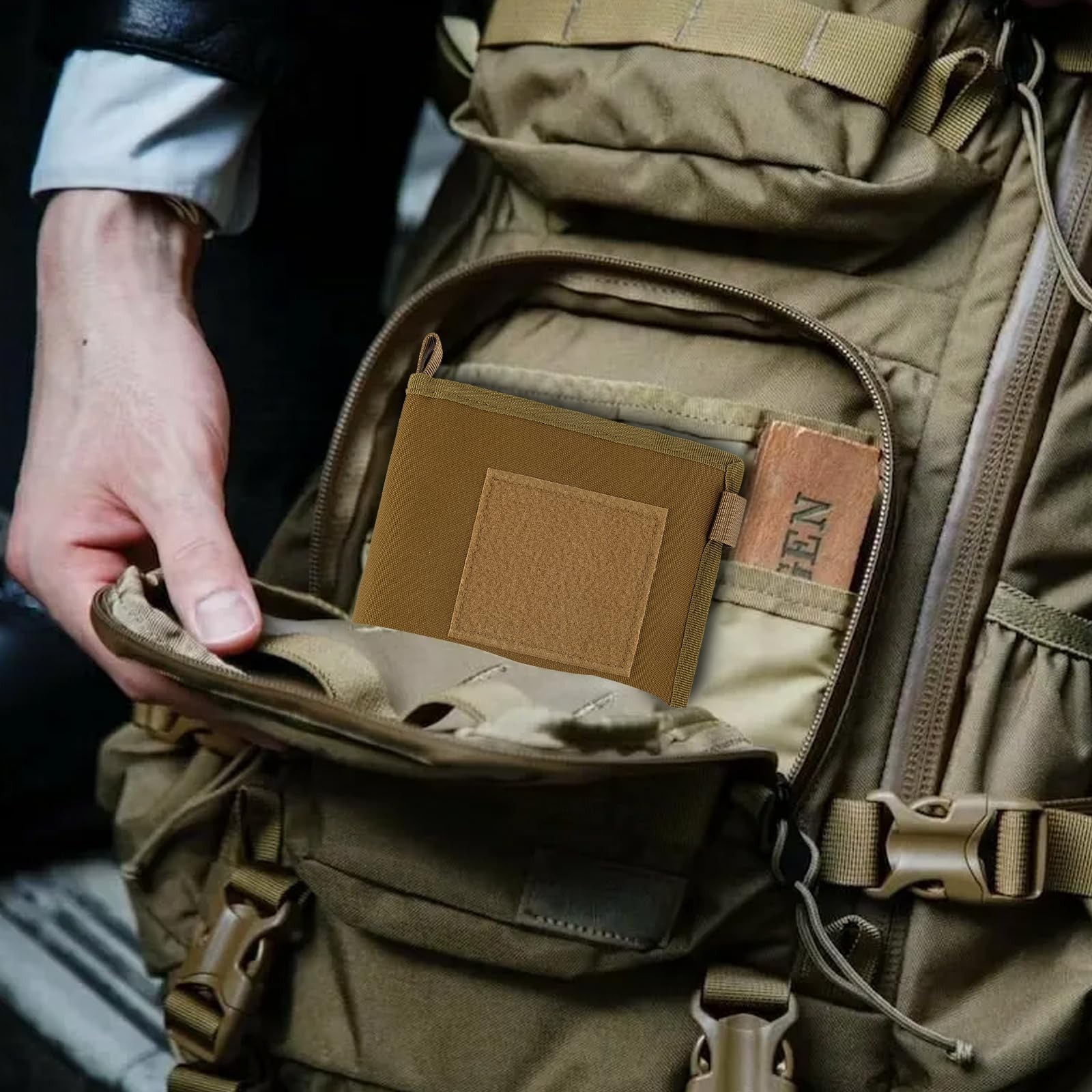 Map Case with Waterproof, Multifunctional Tactical Pouch with 13 x 10 Inch Cl...