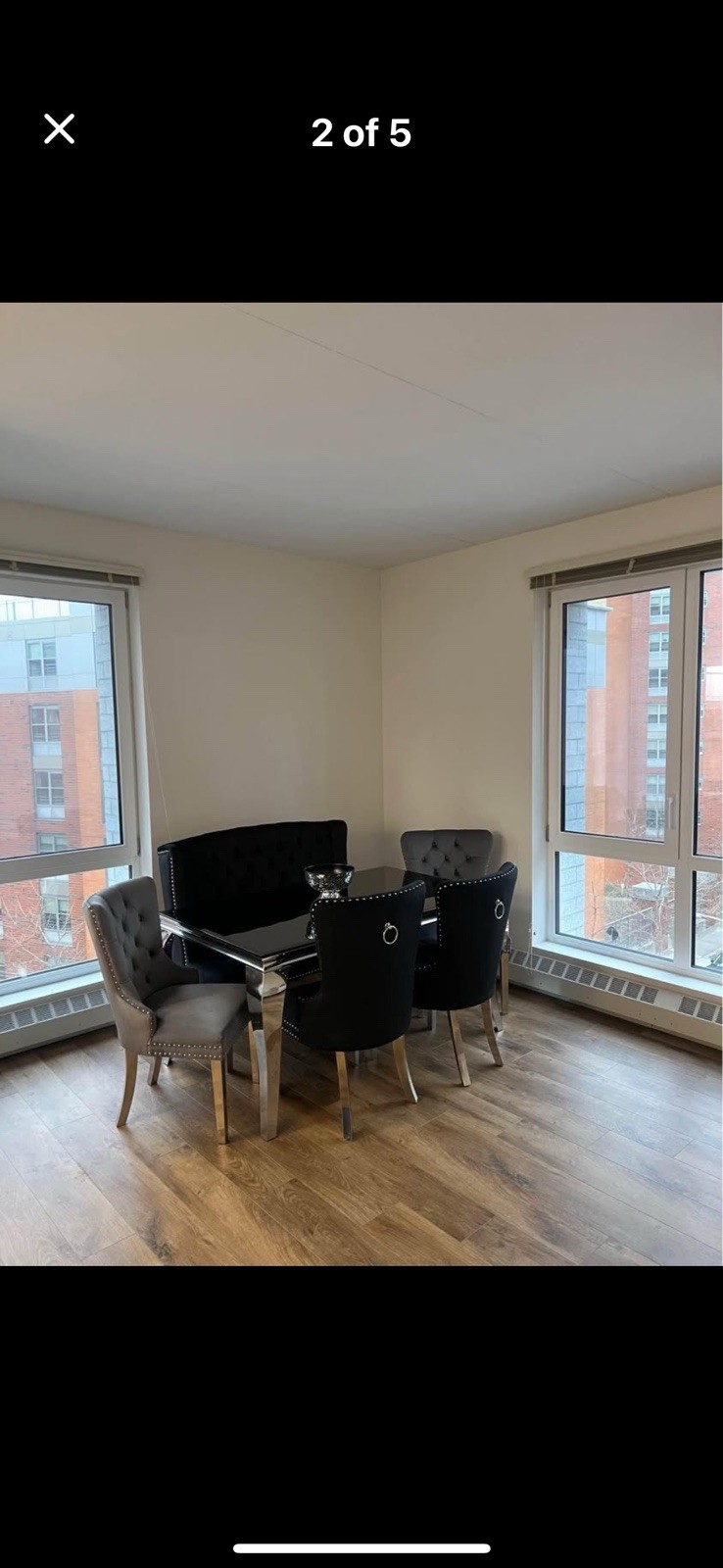 Silver Dining room table (only table)