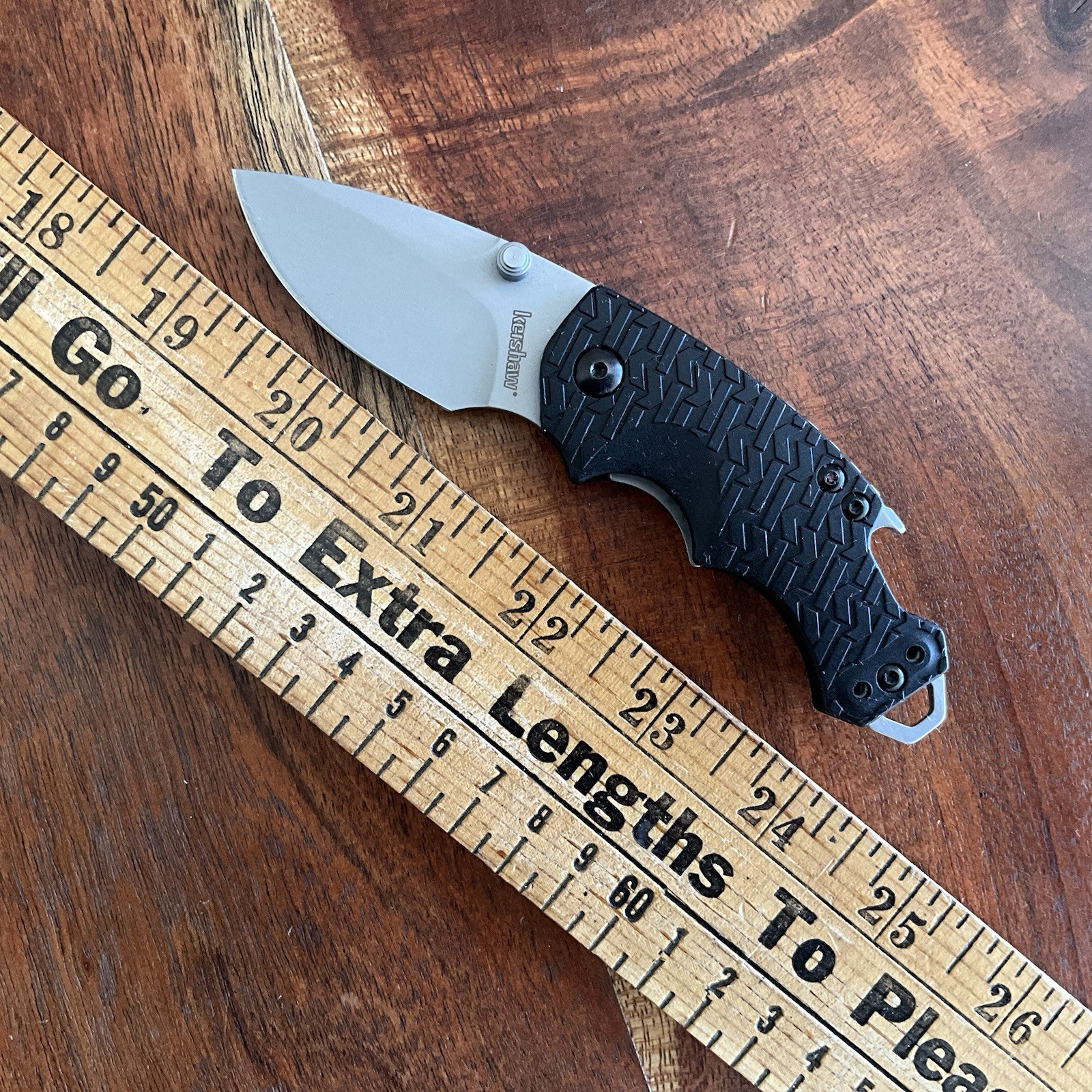 Kershaw 8700BLK Folding Pocket Knife GFN Handle Tactical EDC Liner Lock USA