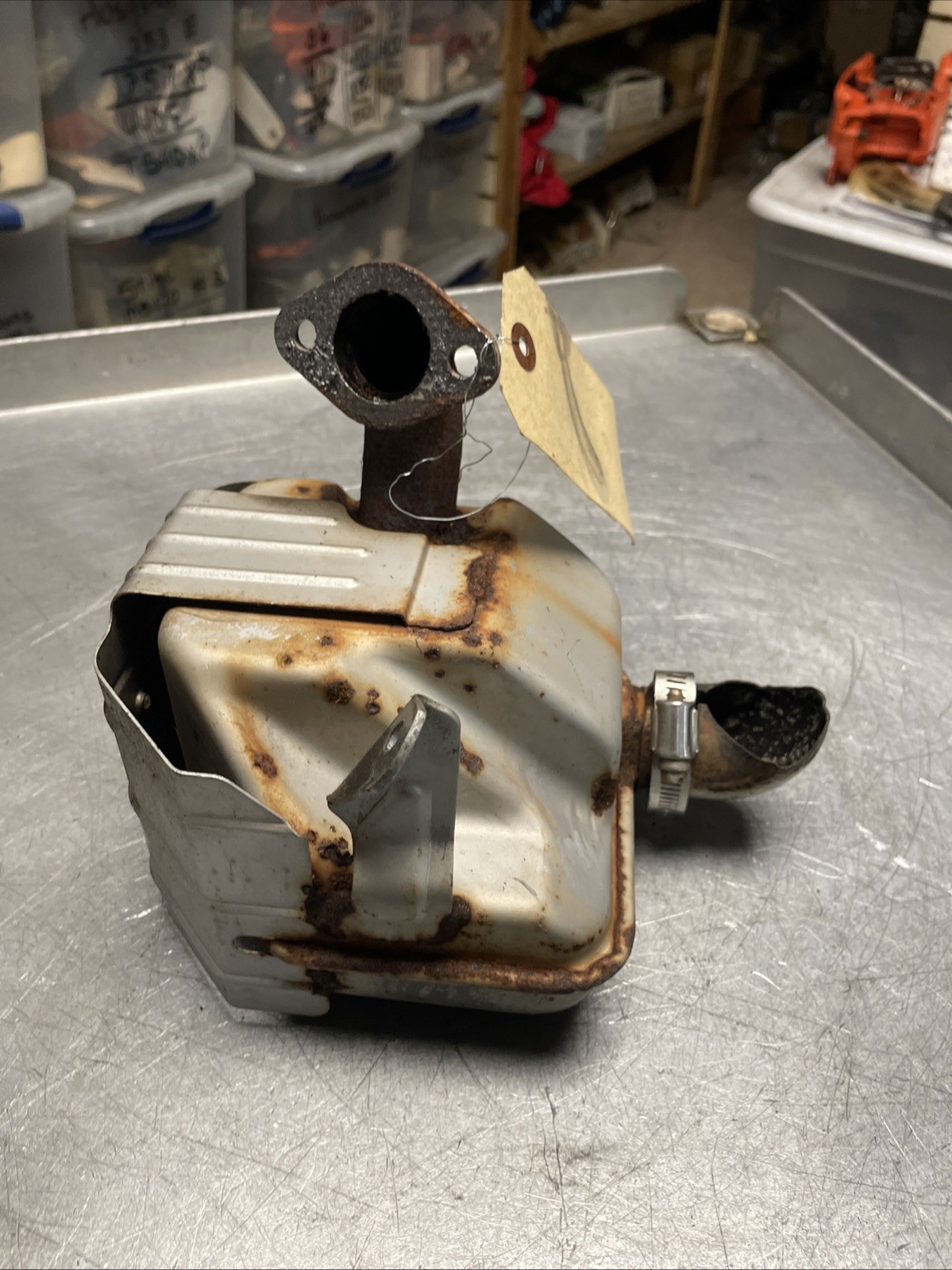 OEM GOOD USED BRIGGS 1500 HORIZONTAL 210312-0198-B1 MUFFLER 794949