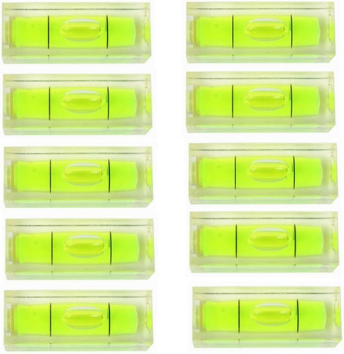 11pcs Mini Level Picture Hanging Spirit Bubble Level, 10x10x29mm Square Level Ma