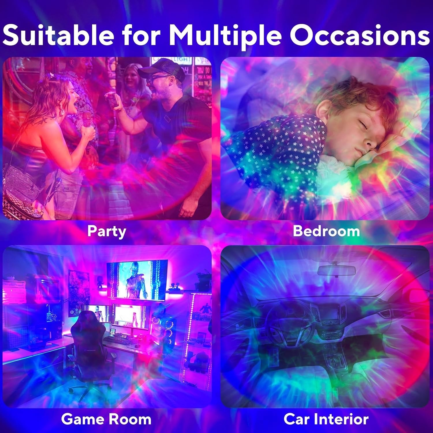 Galaxy Projector with Timer and Remote - Nebula LED Night Light for Kids