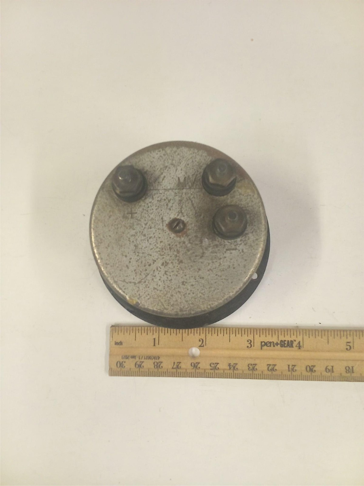 Simpson "Shield Arc" 0-100 Volts/Amperes Panel Meter-Lincoln Stable Arc Welders