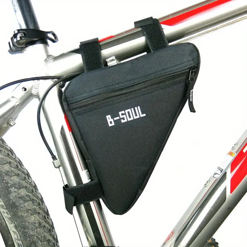 Bike Bicycle Cycling Bag, Front Tube Frame Bag, Waterproof Triangle Pouch