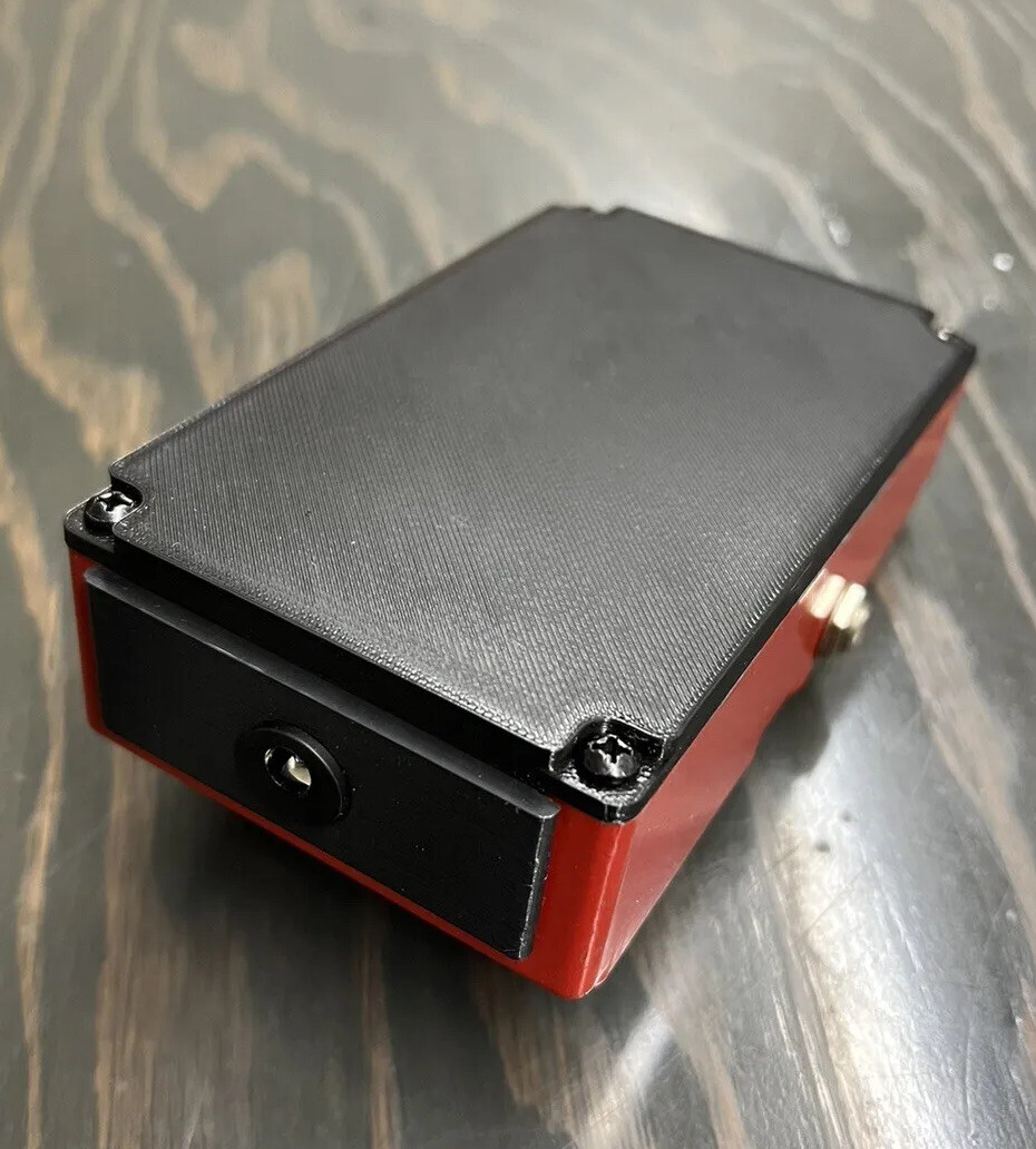 Back & Bottom Plates w Power Jack Kit for DOD FX Series Pedals For a SOLID Mount