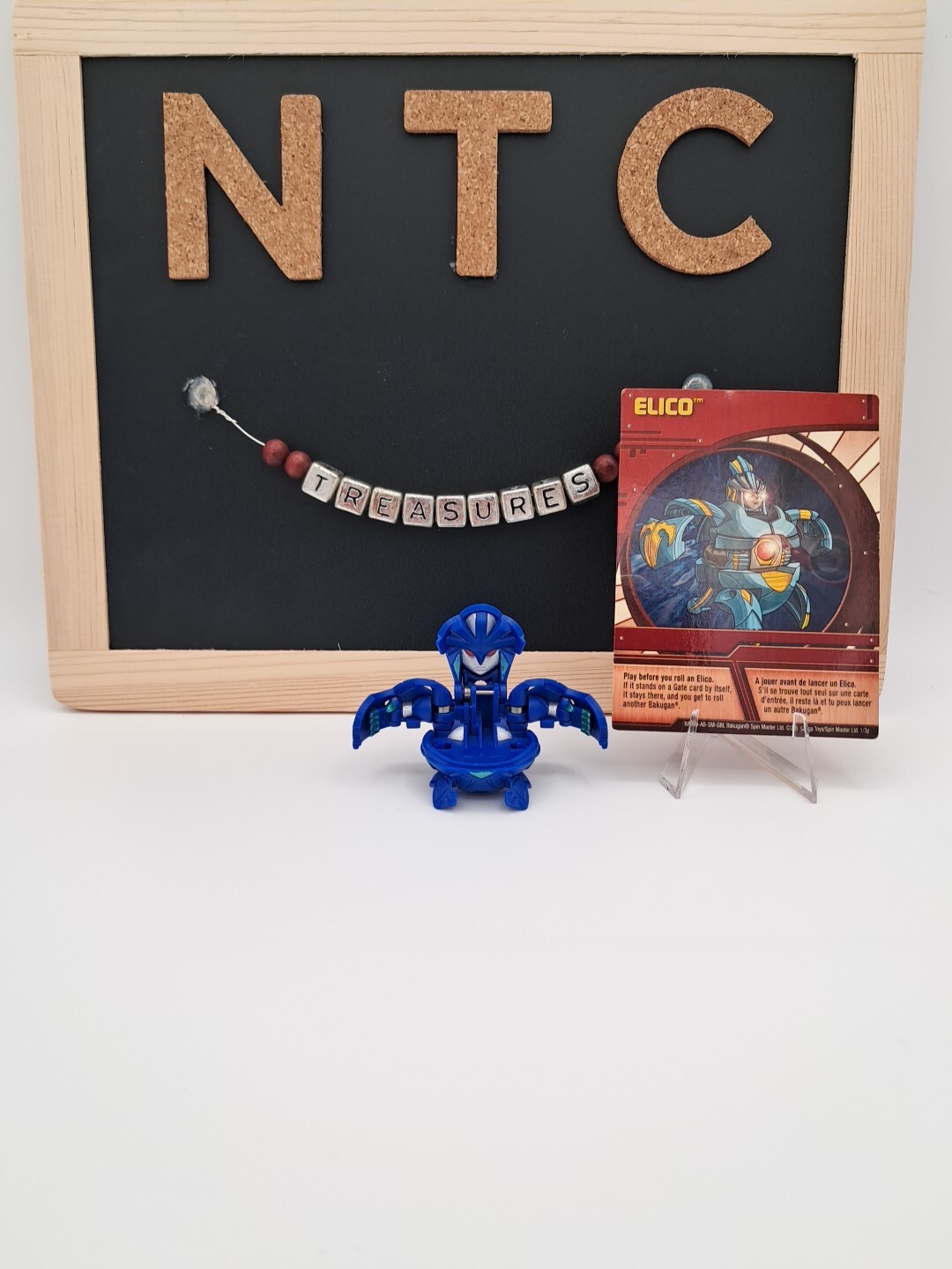 Bakugan Battle Brawlers Aquos Mystic Elico No Dice New Vestroia Rare