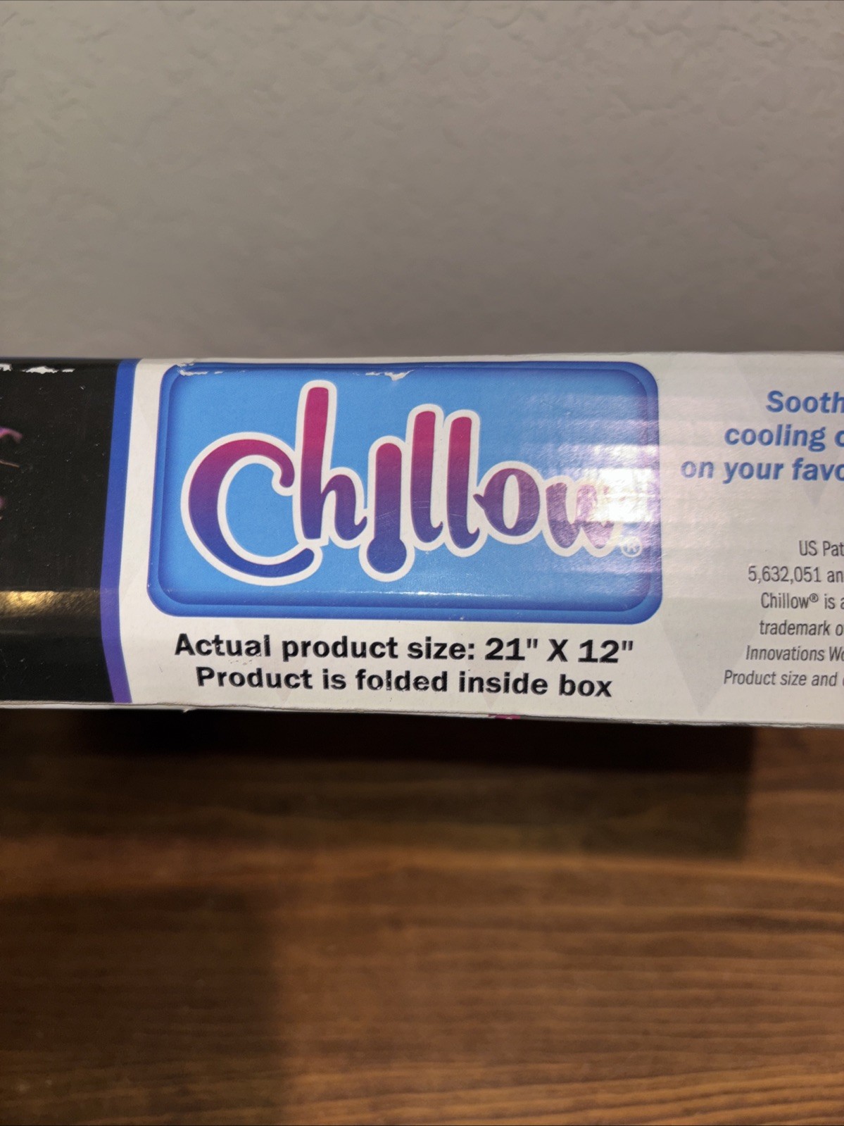 Chillow Cooling Relief Pad, Blue, Full size