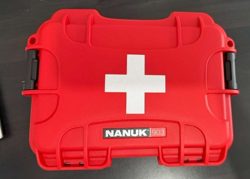 Nanuk 903 Waterproof First Aid Prepper Survival Gear Dust and Impact Resistan...