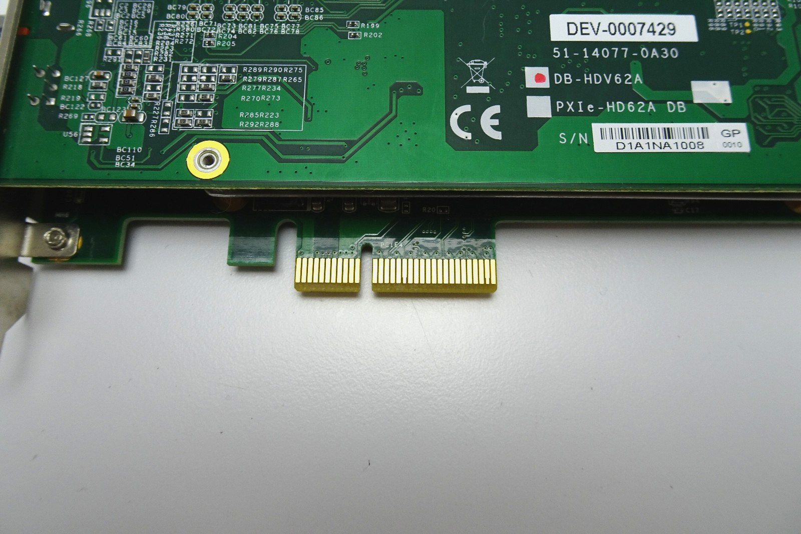 ADLINK DB-PCIe-HDV62A(G)-2010 Acquisition Card