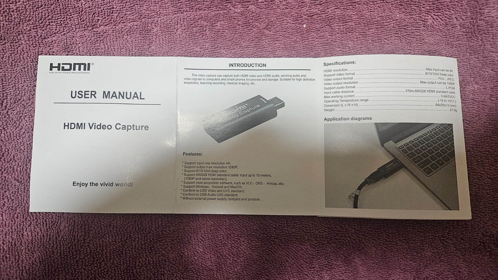 § Unbranded HDMI Video Capture USB Stick