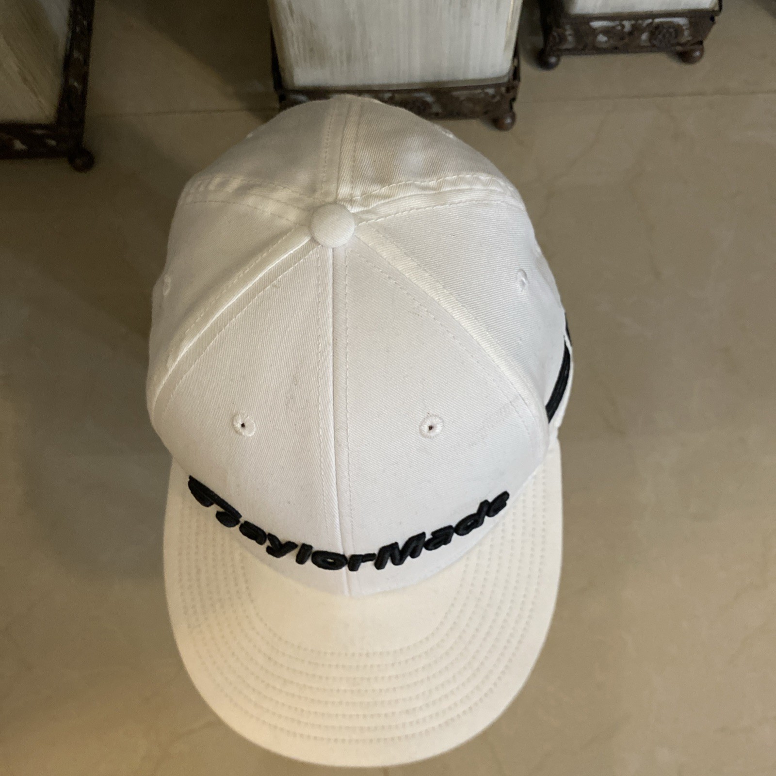 TaylorMade SIM2 TP5 Tour Ultra Lite Performance SnapBack White Golf Hat Cap