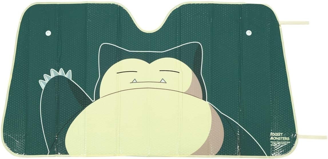 SKATER Pokemon Snorlax Car Sunshade Sun Shade Front Window 130x68cm