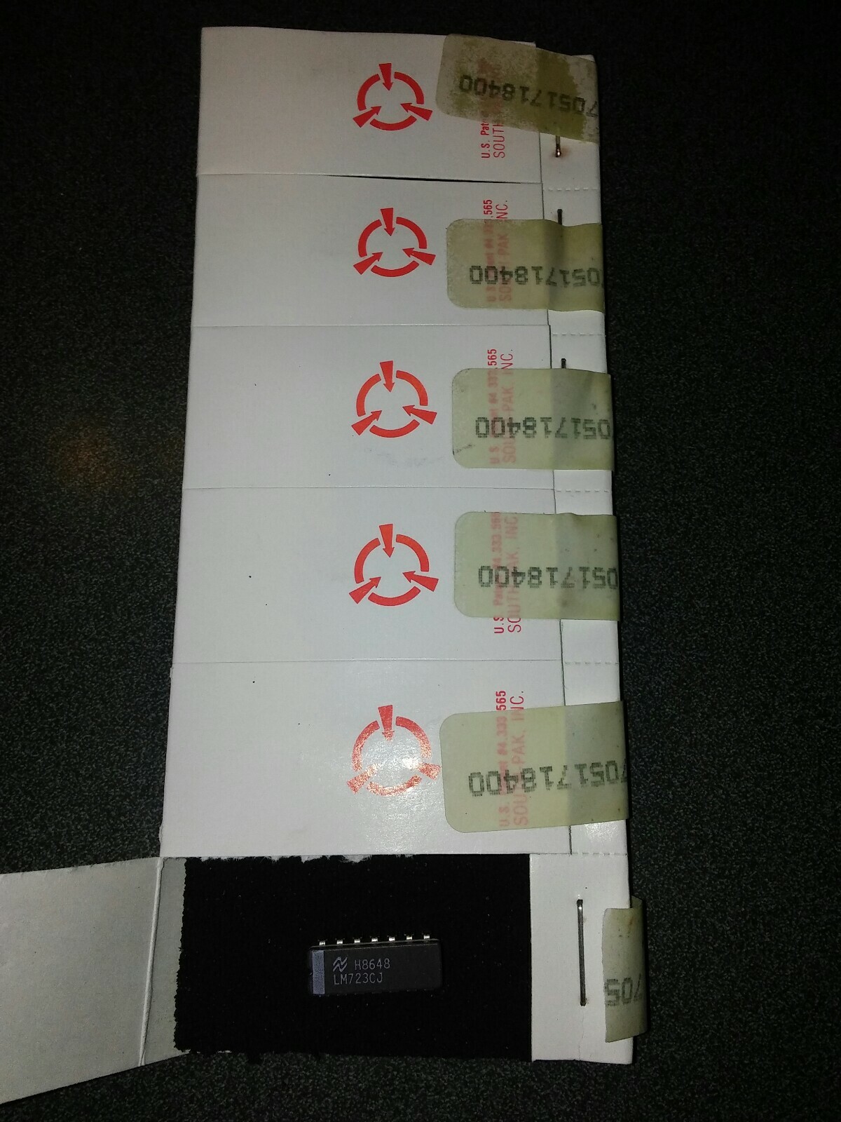 6 LM723CJ VOLTAGE REGULATOR CHIPS. WILLIAMS / DATA EAST PINBALL MACHINE. ARCADE