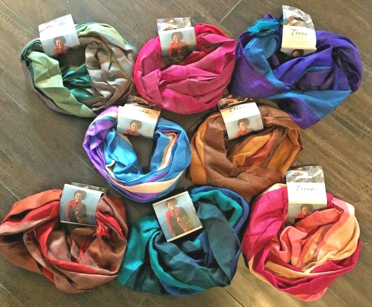 Women's Scarf Lightweight Terra Natural Design (Color Set 1)