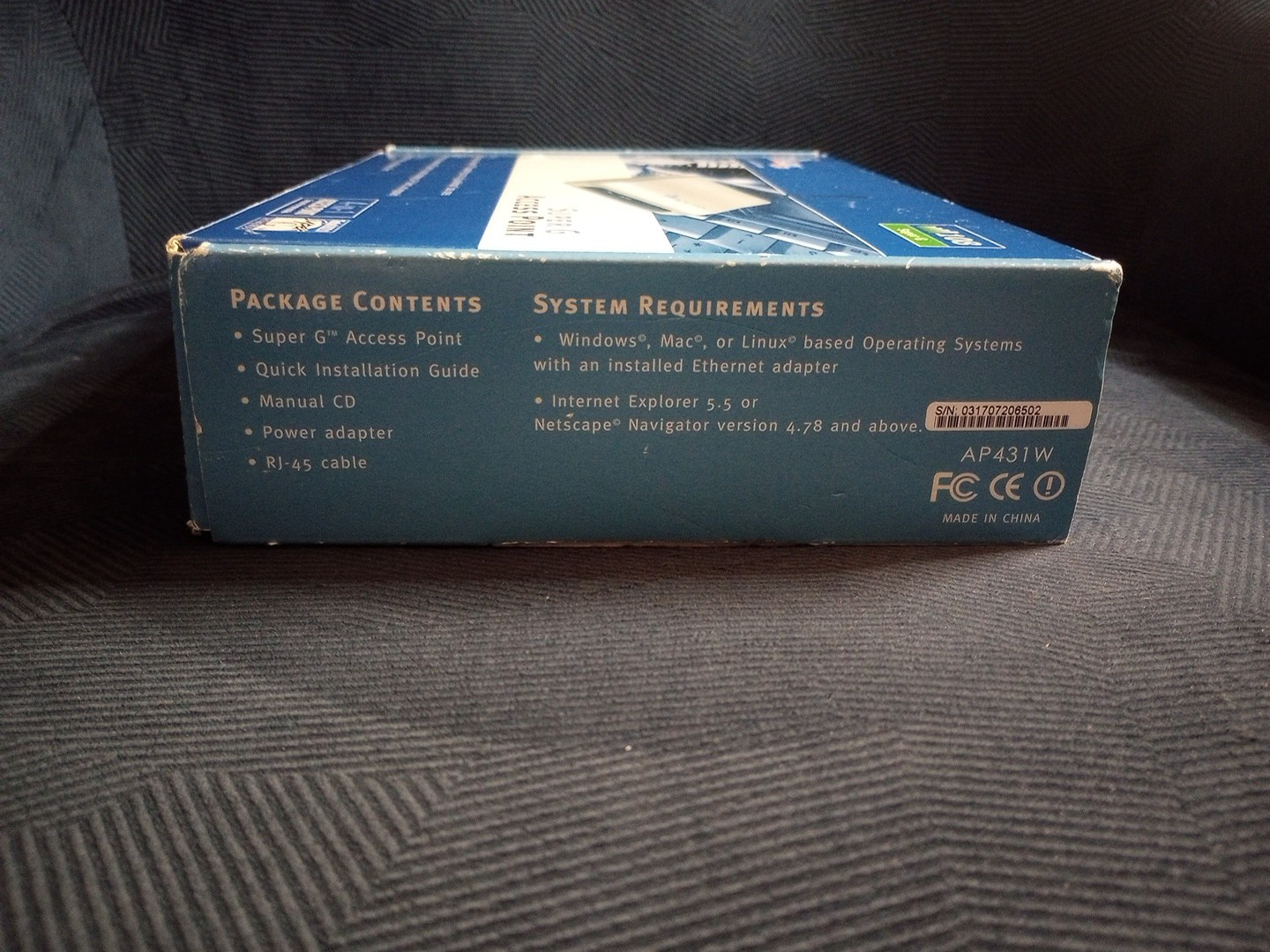 AIRLINK AP431W Super G 108 KBPS Router