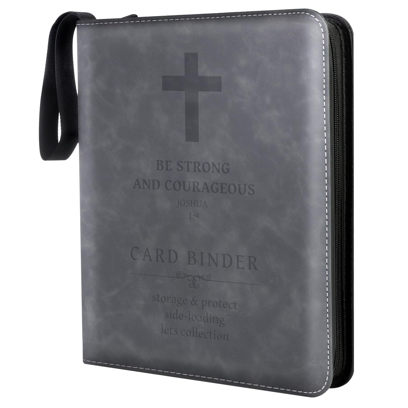 Sports Card Binder, Baseball Binder, 400 Pockets Sleeves with Zipper Collecto...