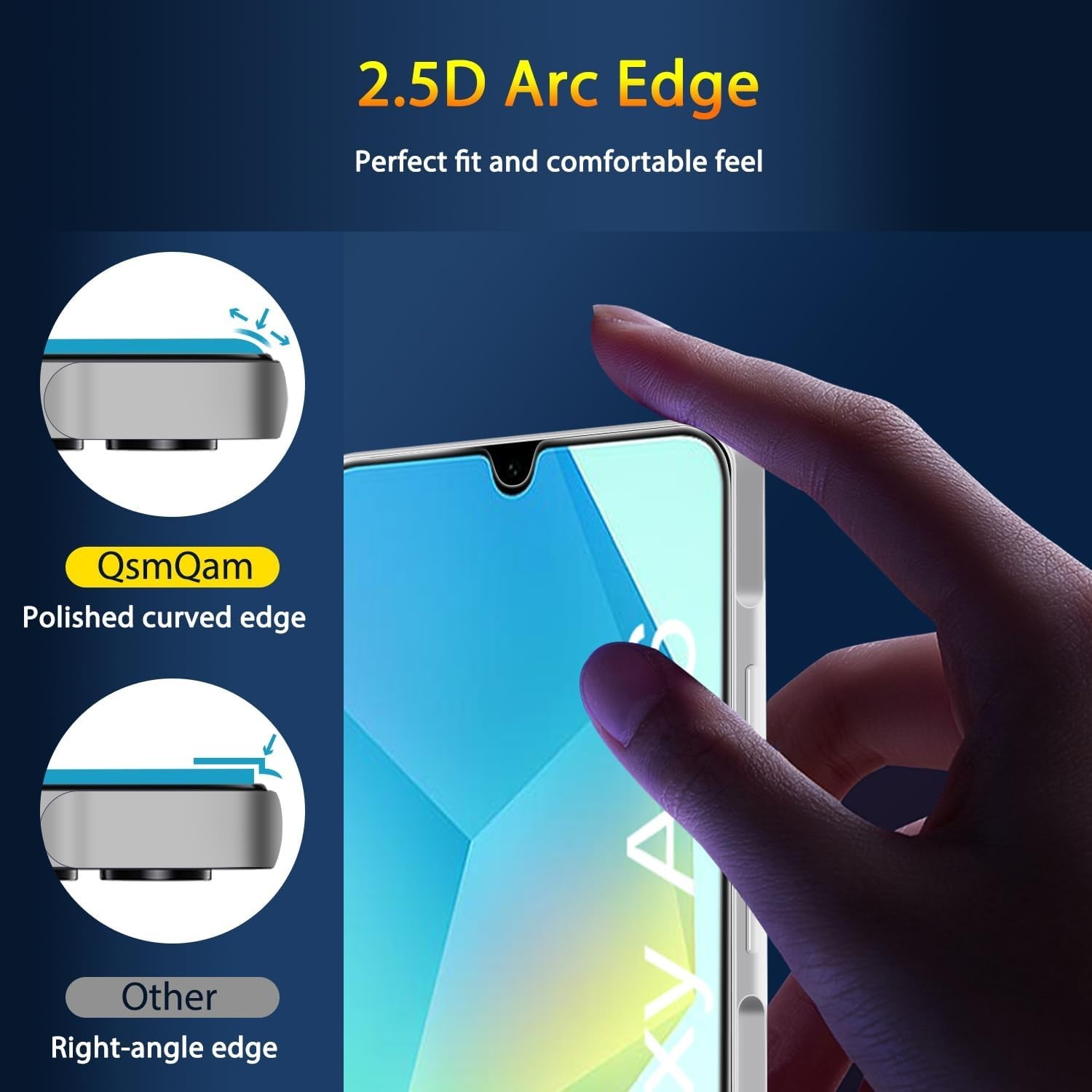 3 Pack Screen Protector for Samsung Galaxy A16 4G/5G + 3 Pack Camera Lens Protec