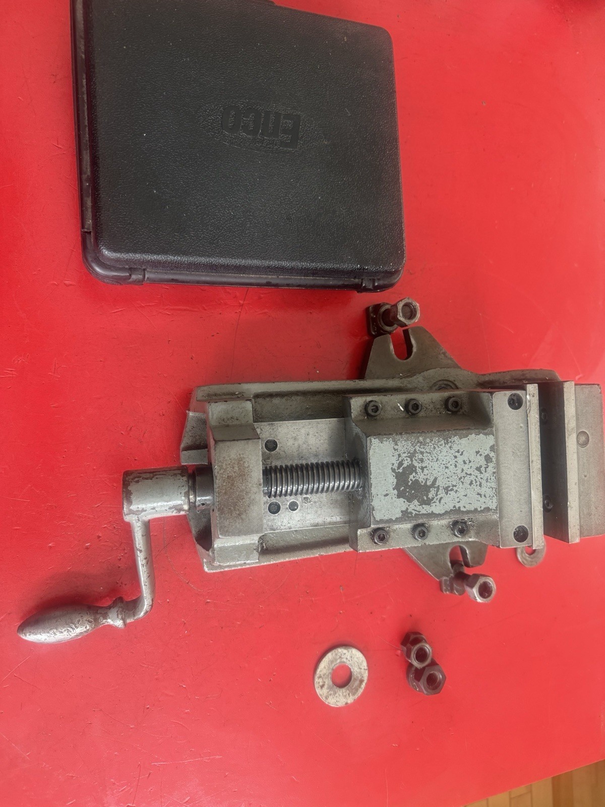 Clausing 8520 Milling Machine 8636 Vise With Enco Parallels
