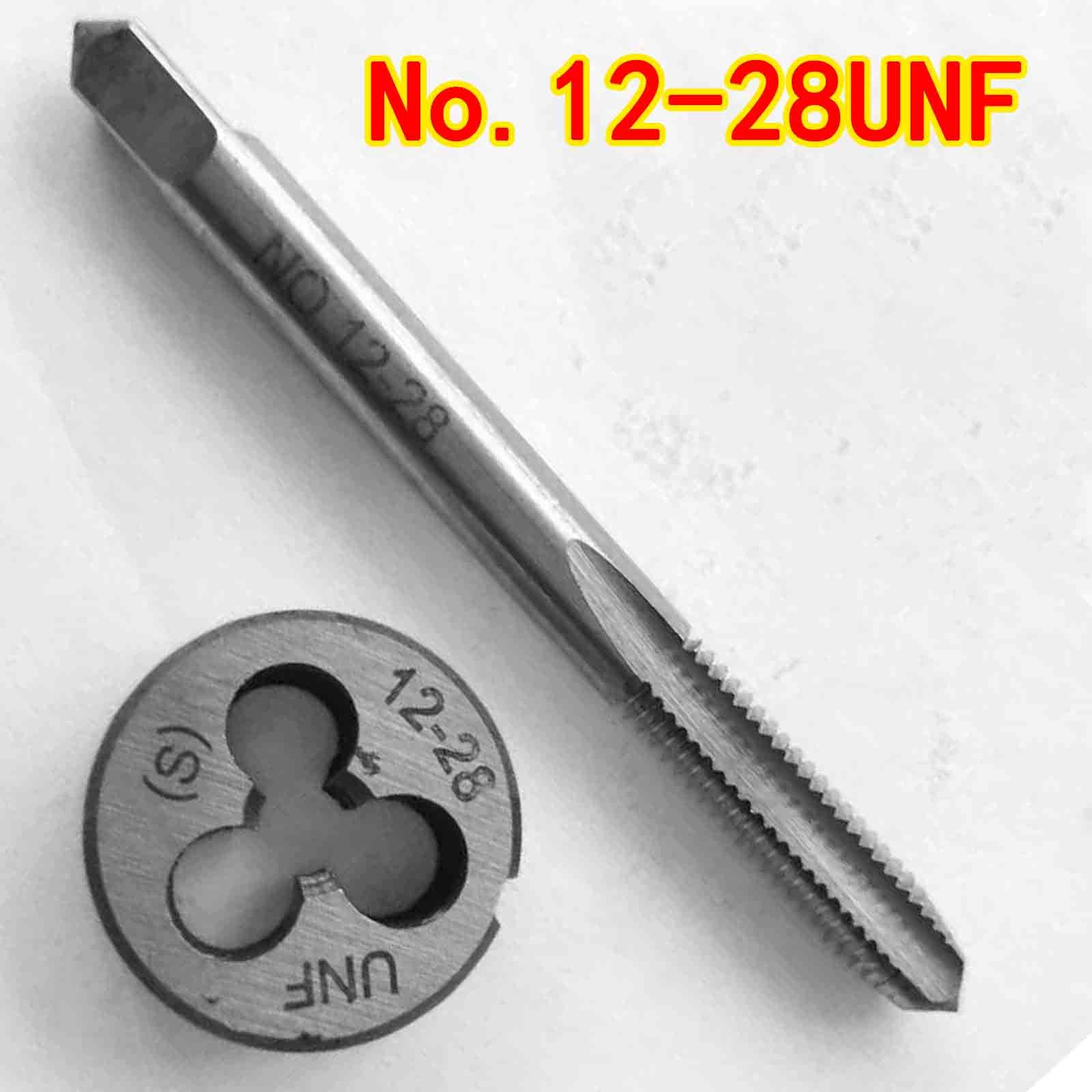 HSS Right Hand No. 12-28UNF Plug Tap Die Threading Tool for Machine UNF 12-28
