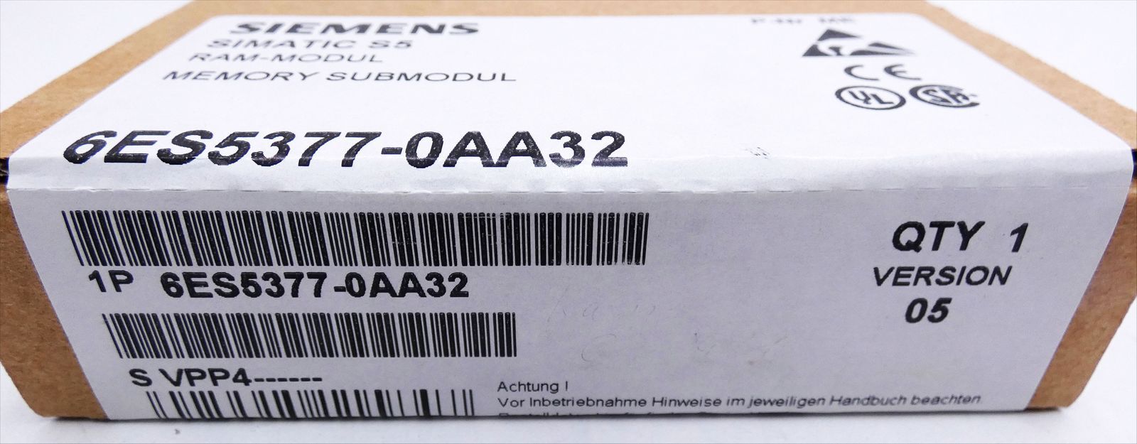 Siemens SIMATIC S5 6ES5377-0AA32 6ES5 377-0AA32 E:05 Memory Module -sealed-
