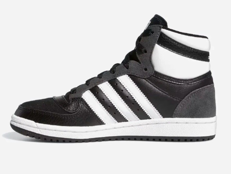 Adidas GS Top Ten RB Shoes Black/White GX0742- Size 10.5 US