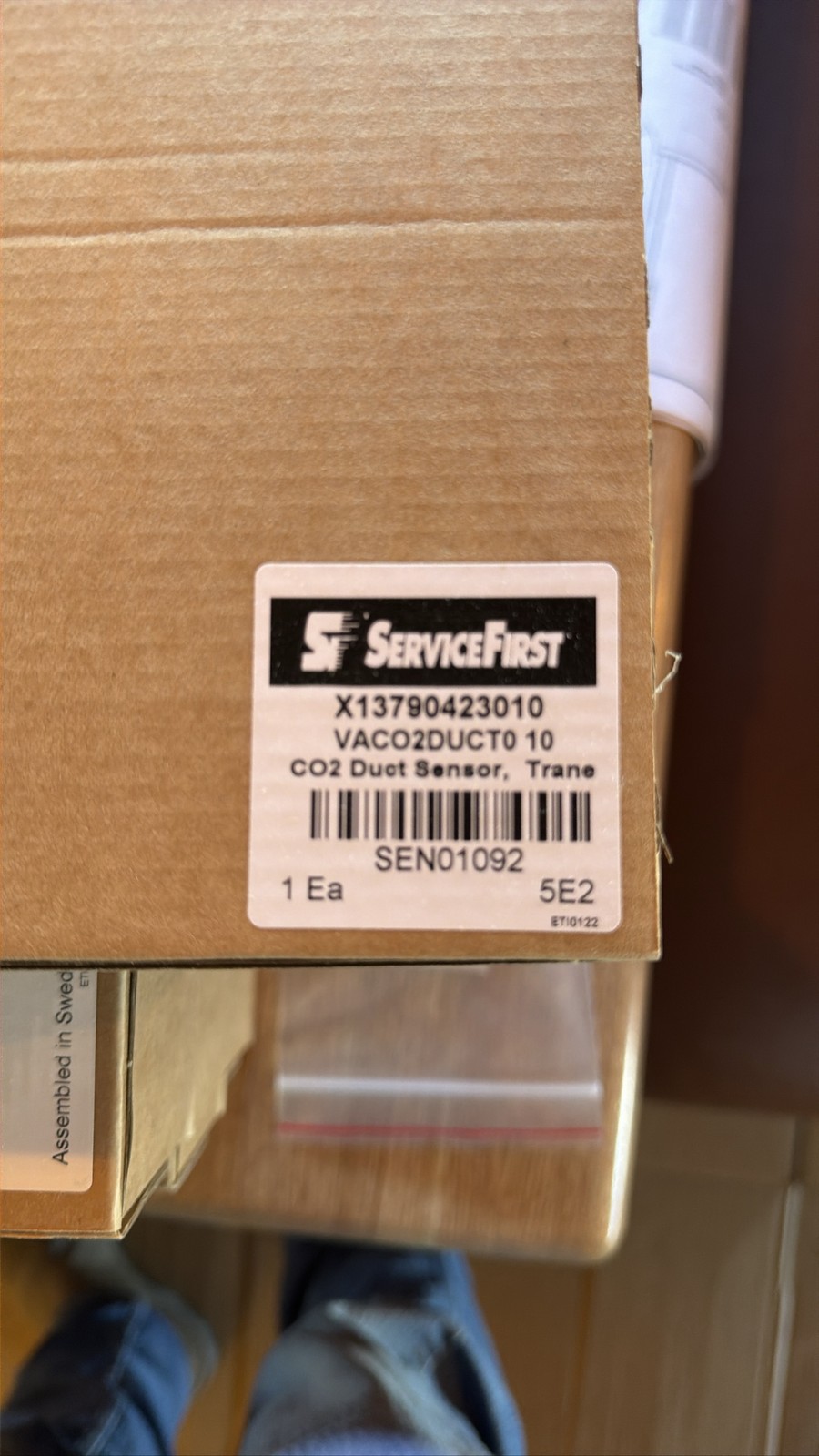 Trane ServiceFirst CO2 Duct Sensor VACO2DUCT010 X13790423010 SEN01092