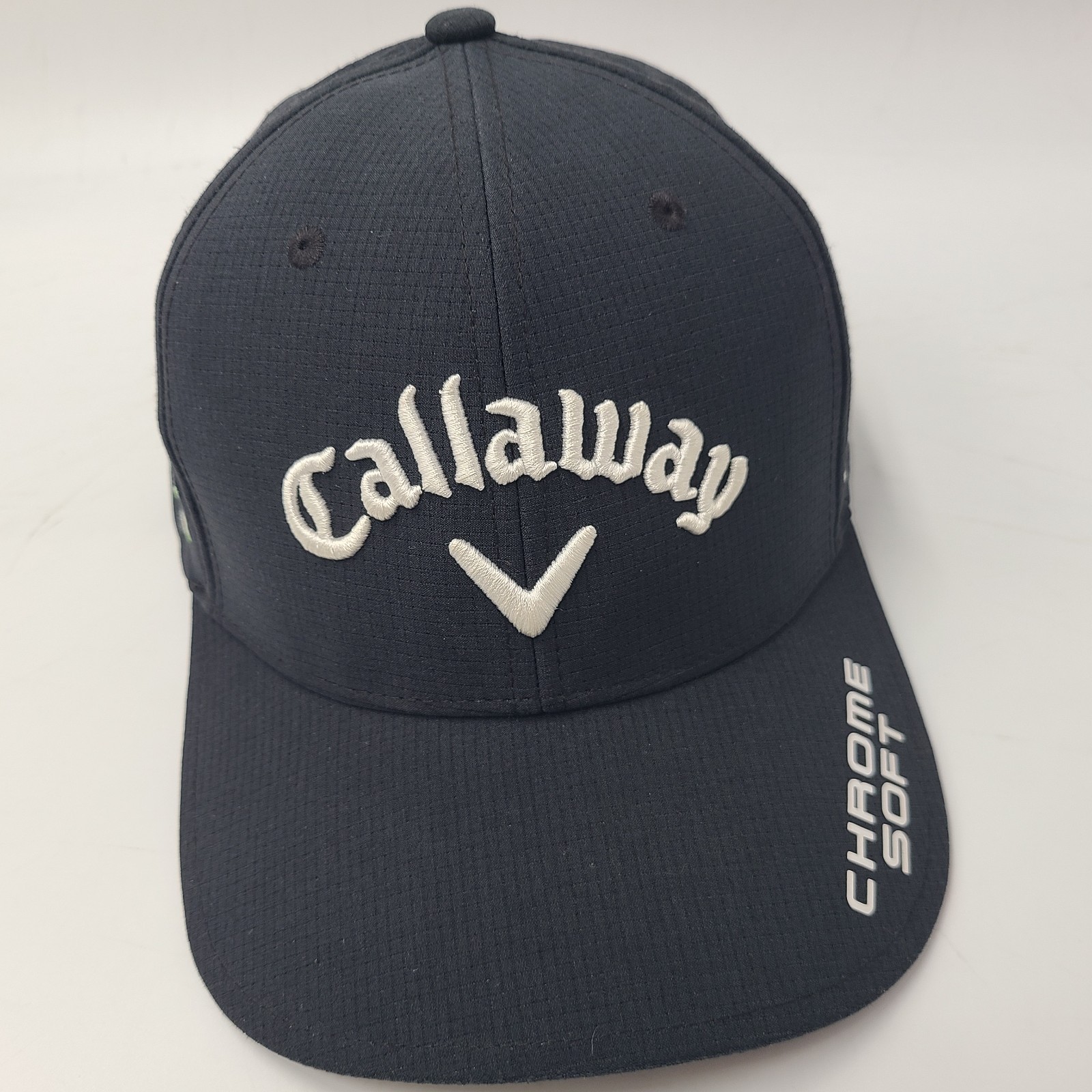 Callaway Hat Adjustable Golf Chrome Soft Apex Epic Odyssey Black White Polyester