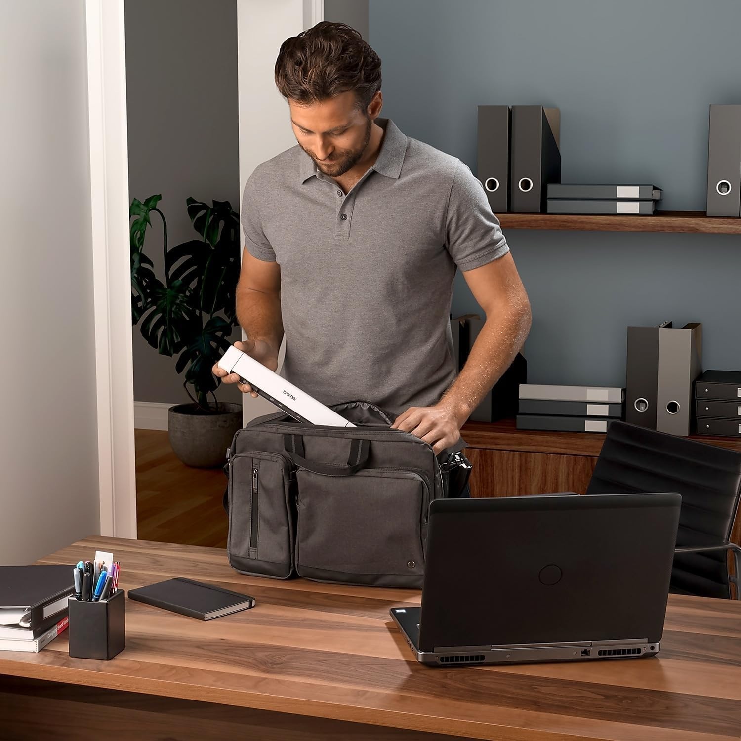 Brother DS-640 Compact Mobile Document Scanner 16ppm USB Mac PC Windows