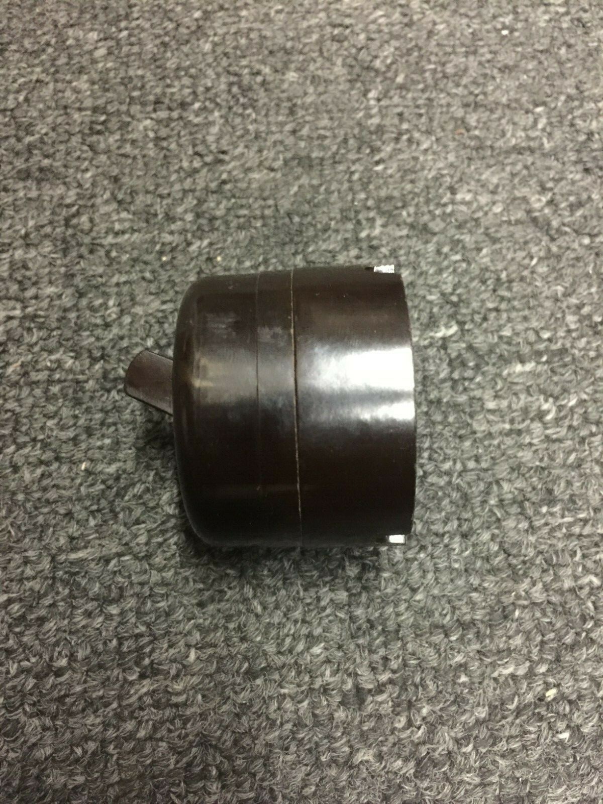 Vintage Leviton Brown Bakelite Round - Single-Pole Switch -