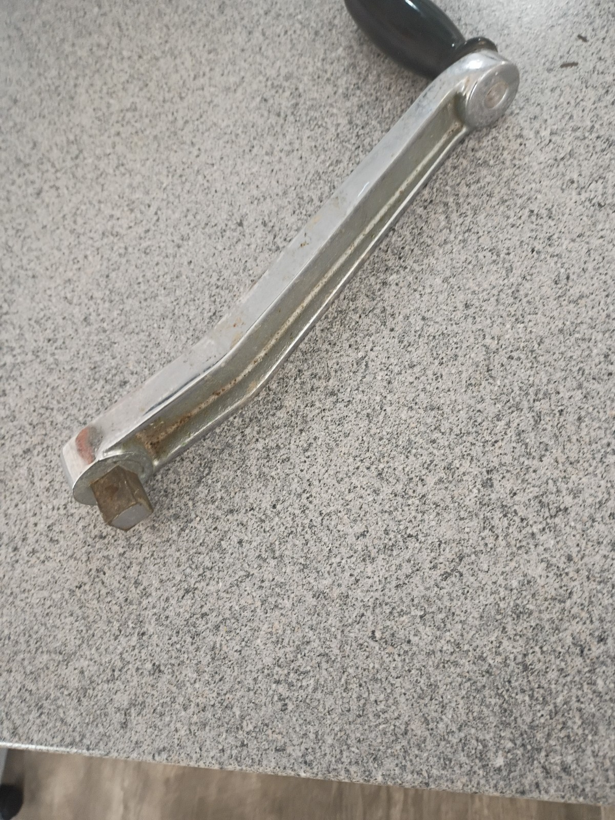 Barient 11" non locking chrome bronze winch handle