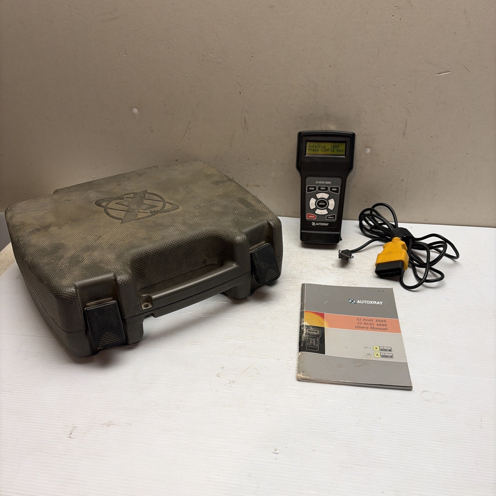 Autoxray Ez Read 1000 With Case Manual Interface Cable